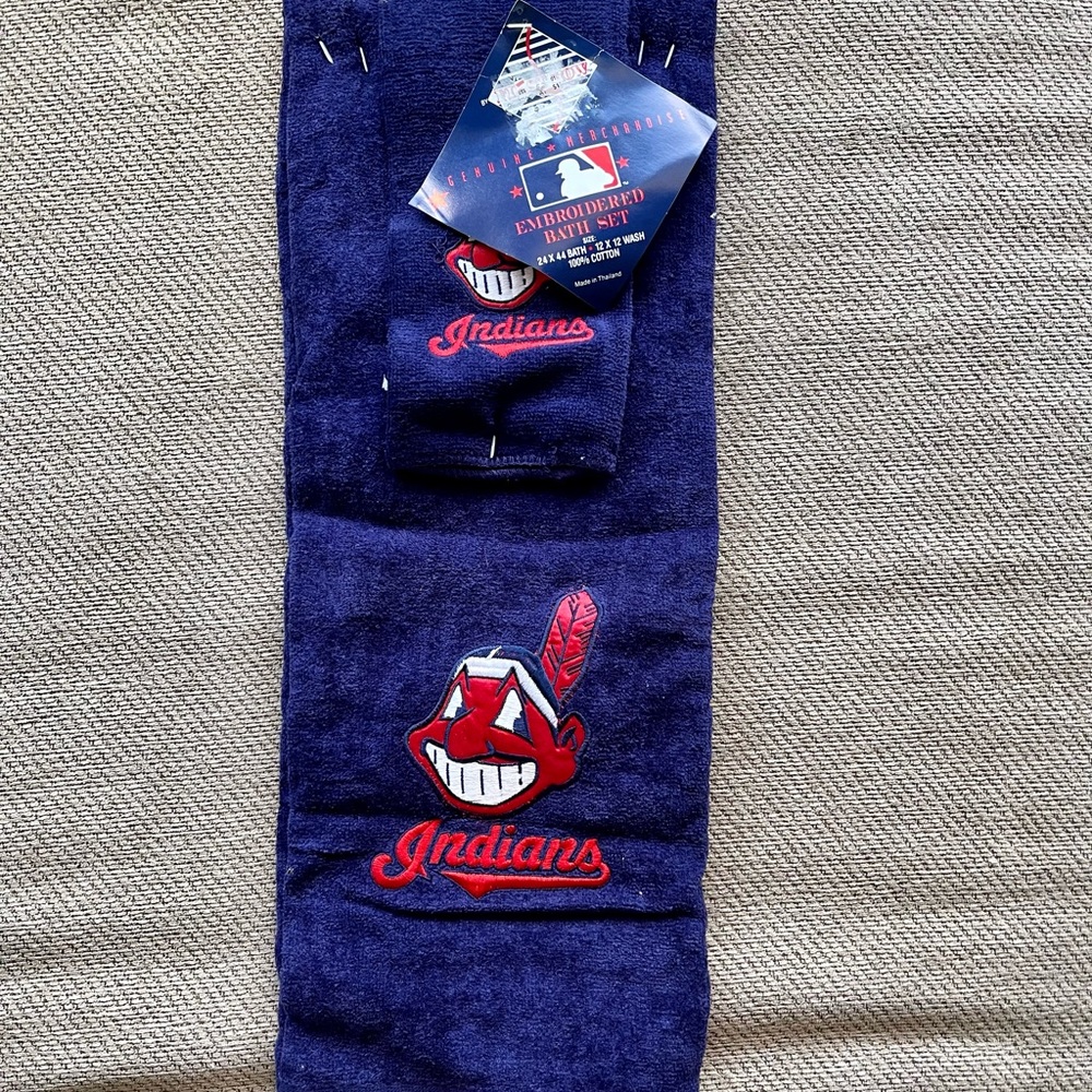Cleveland Indians Towel set